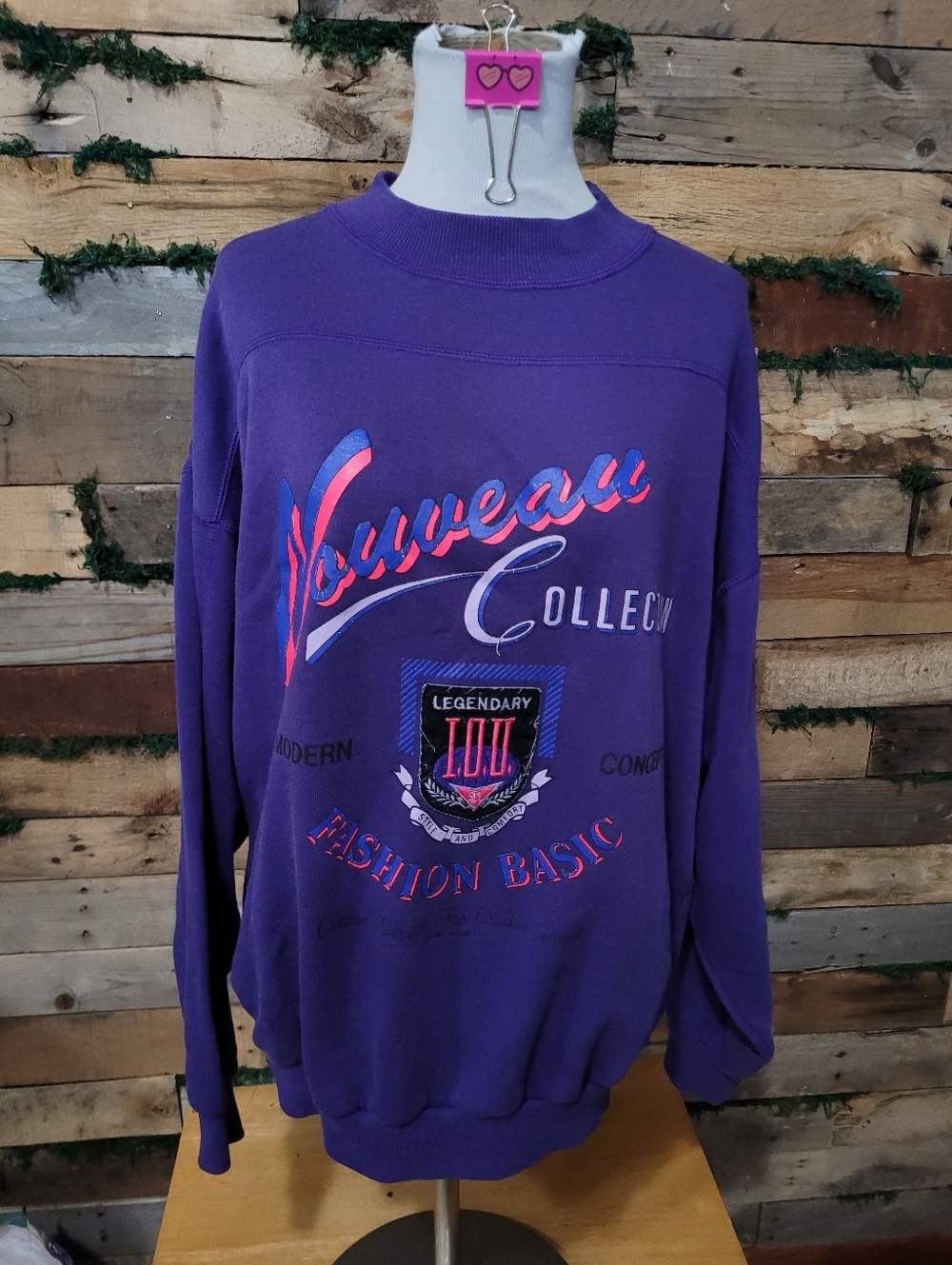 Womens Vintage IOU Crewneck